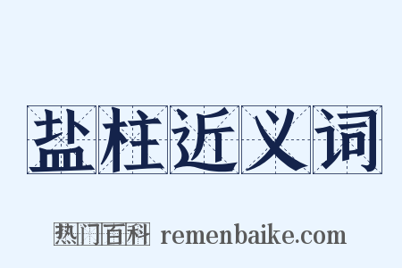 盐柱近义词是什么意思的图片